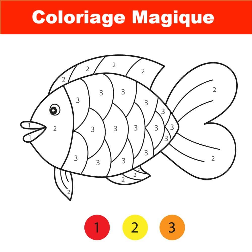 Coloriage Magique Poisson