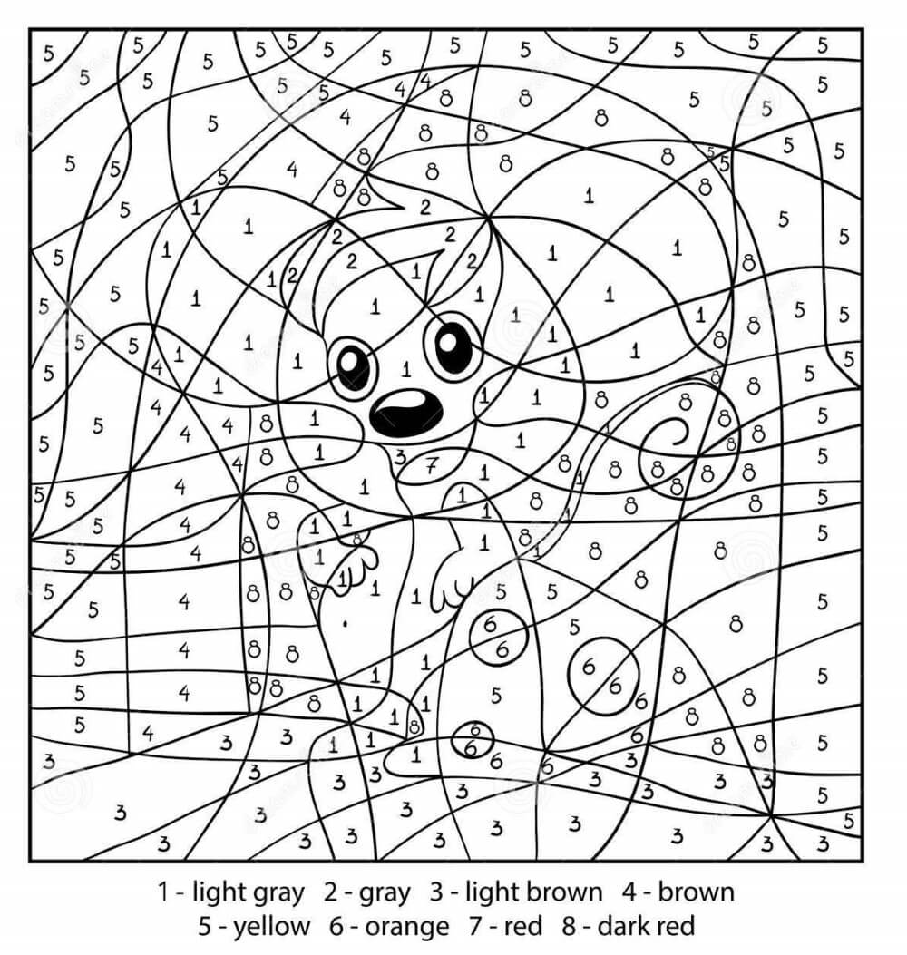 Coloriage Magique Souris Souriante Coloriage Magique