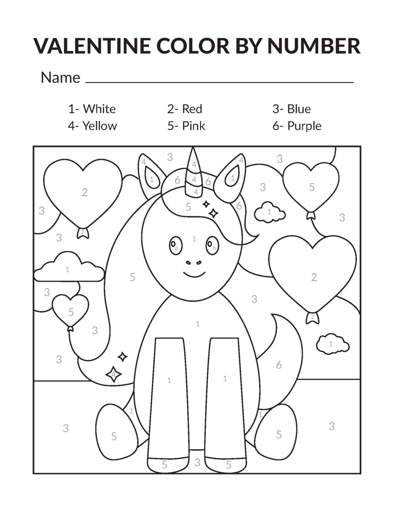 Belle licorne coloriage magique