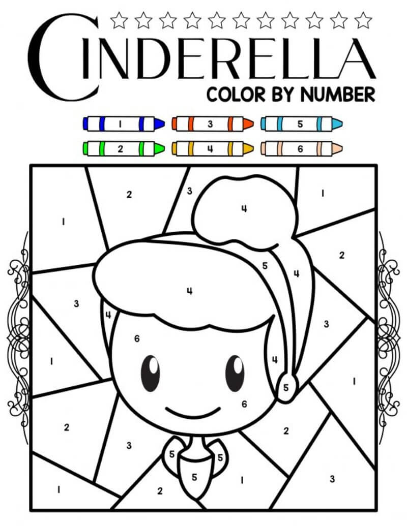 Princesse Disney coloriage magique