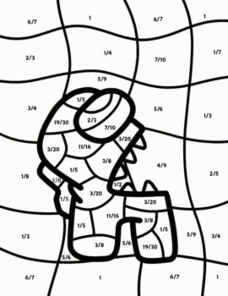 Among Us Effrayant Coloriage Magique