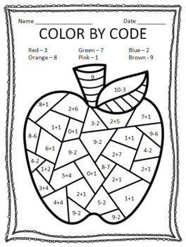 Couleur de la pomme par code