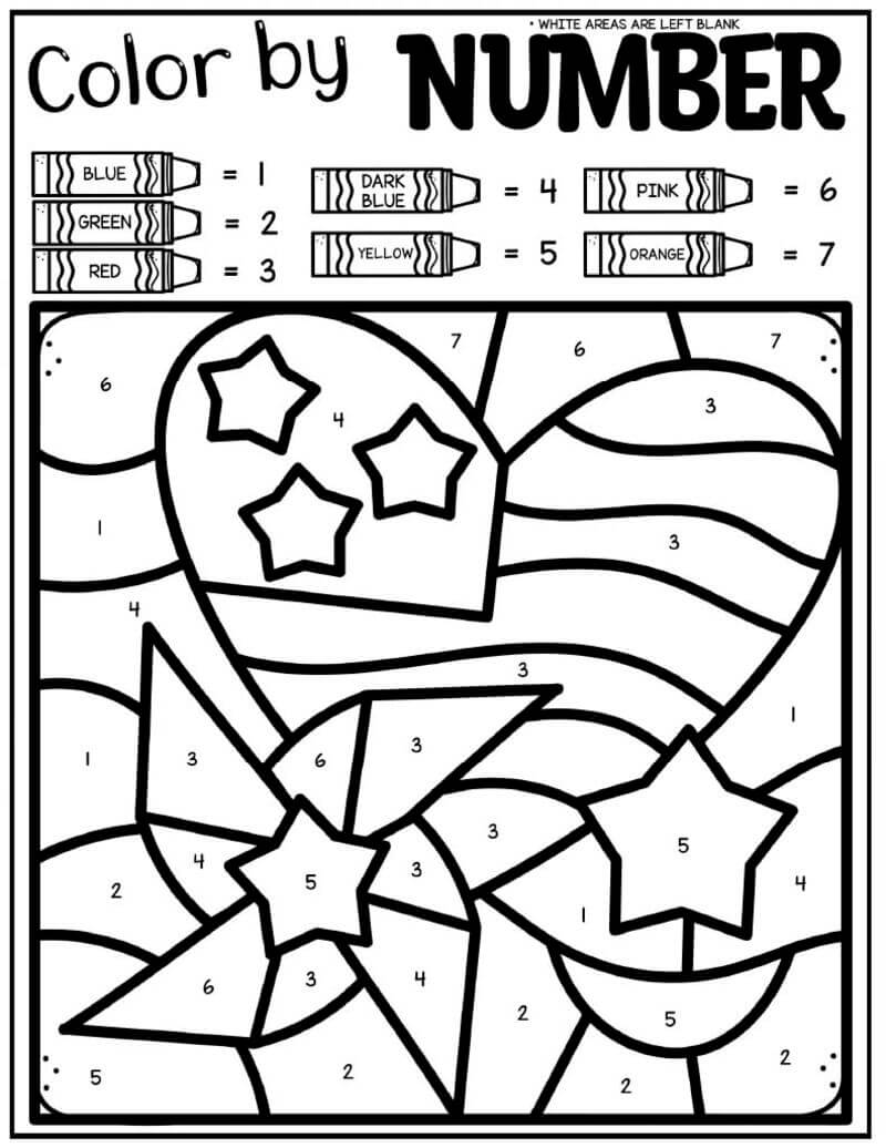 Coloriage Magique Jour du Souvenir dans mon cœur coloriage par numéro