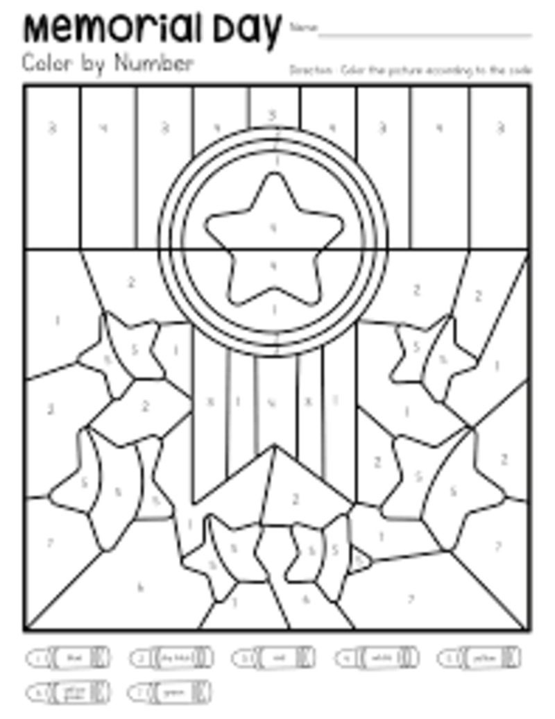Coloriage Magique Parfait jour du Souvenir coloriage magique