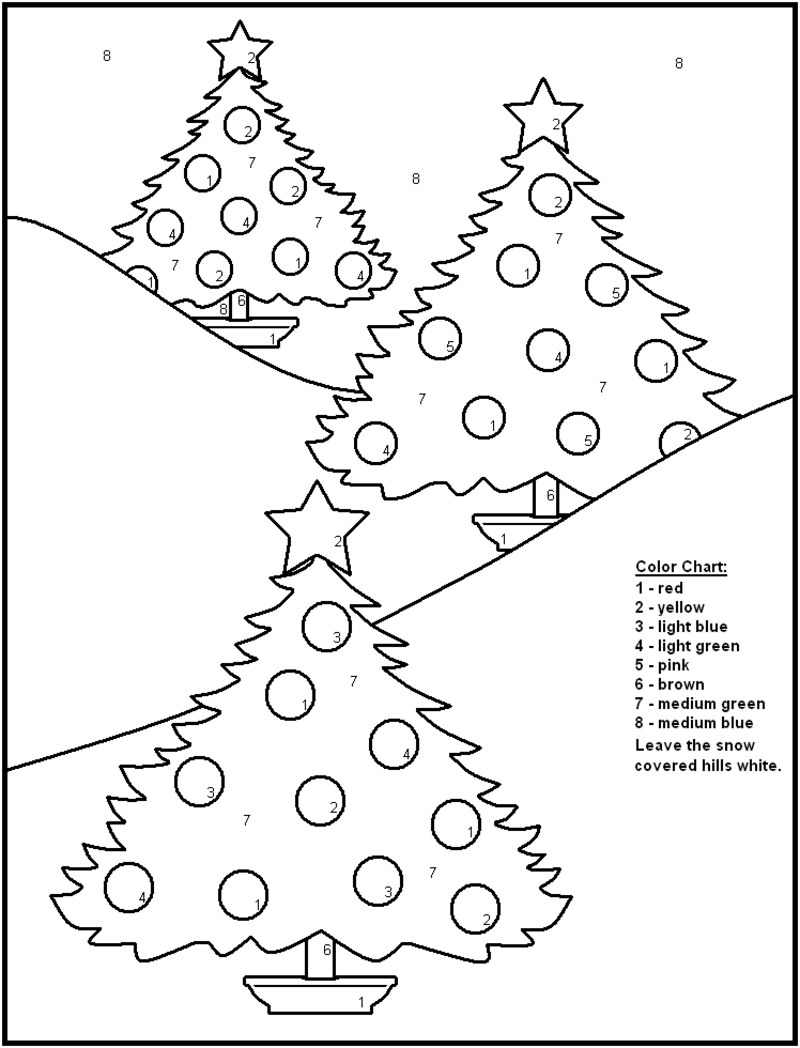 Arbre de Noël sur la montagne