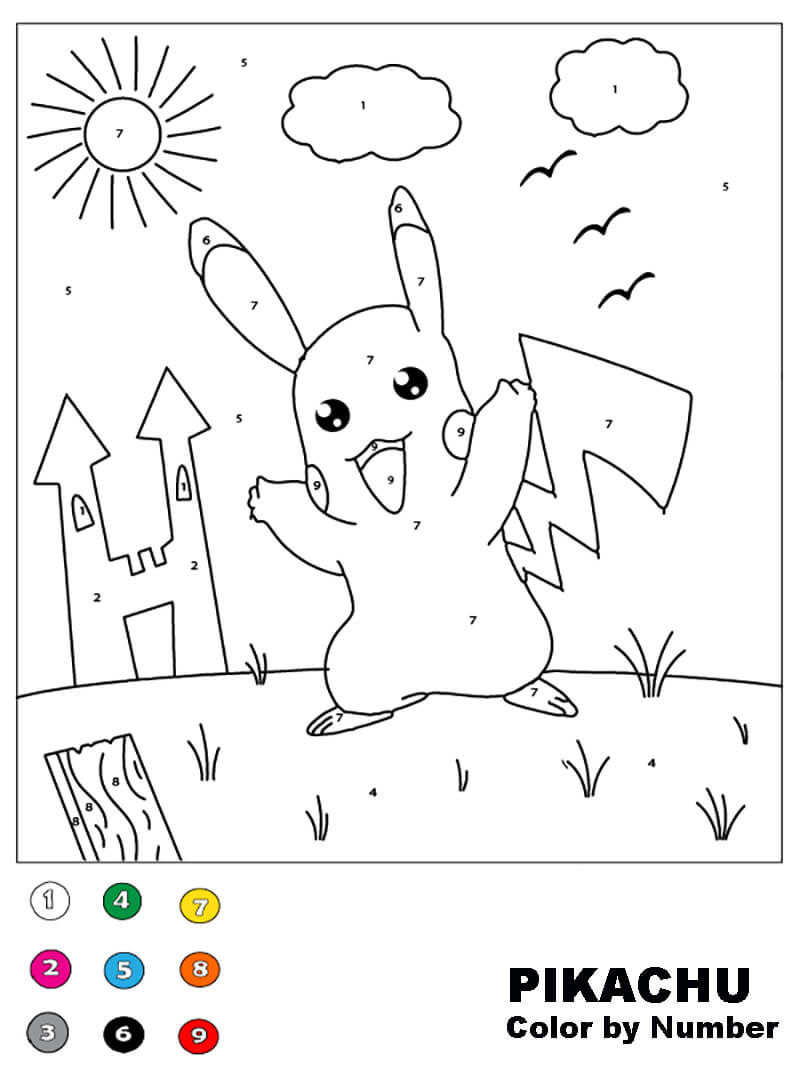 Coloriage Magique Pok mon ColoriageMagique Com Coloriage Magique Pok mon ColoriageMagique Com