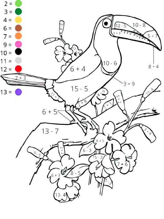 Couleur Toucan par Math
