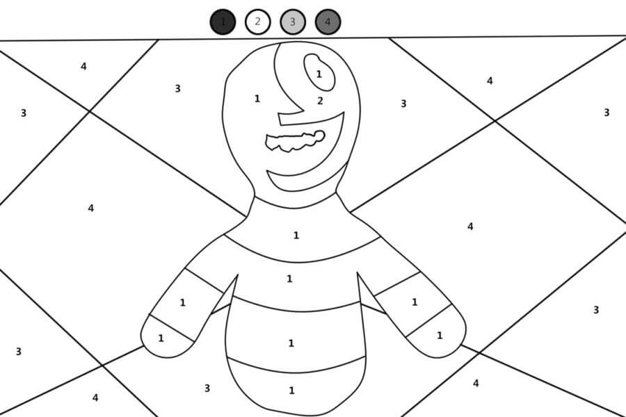 Basique Doors Roblox Coloriage magique