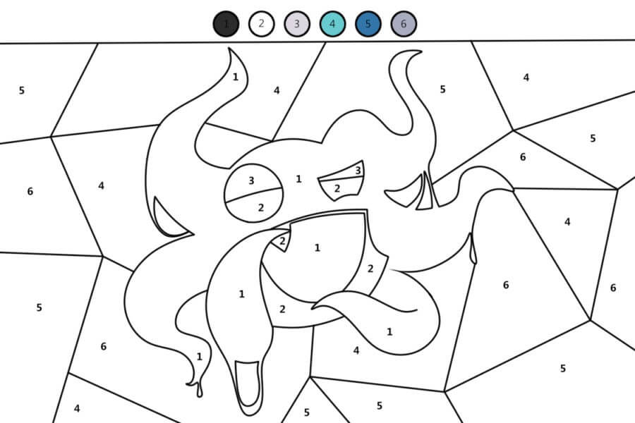 Doors Roblox simple Coloriage magique