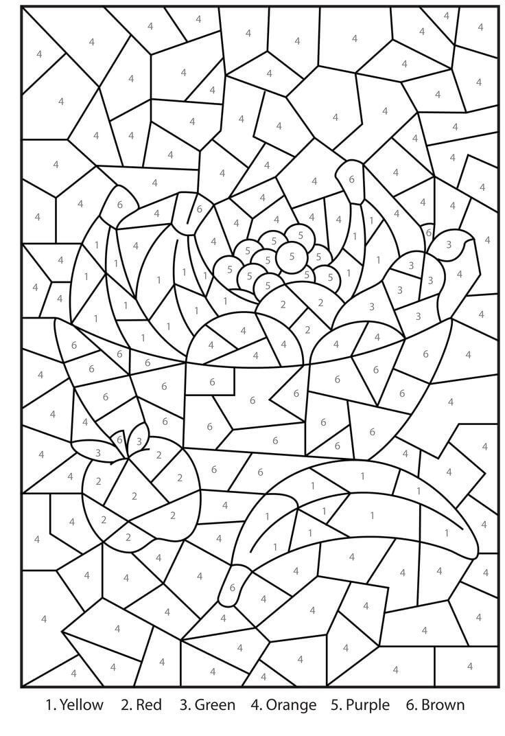 Lego de base Coloriage magique