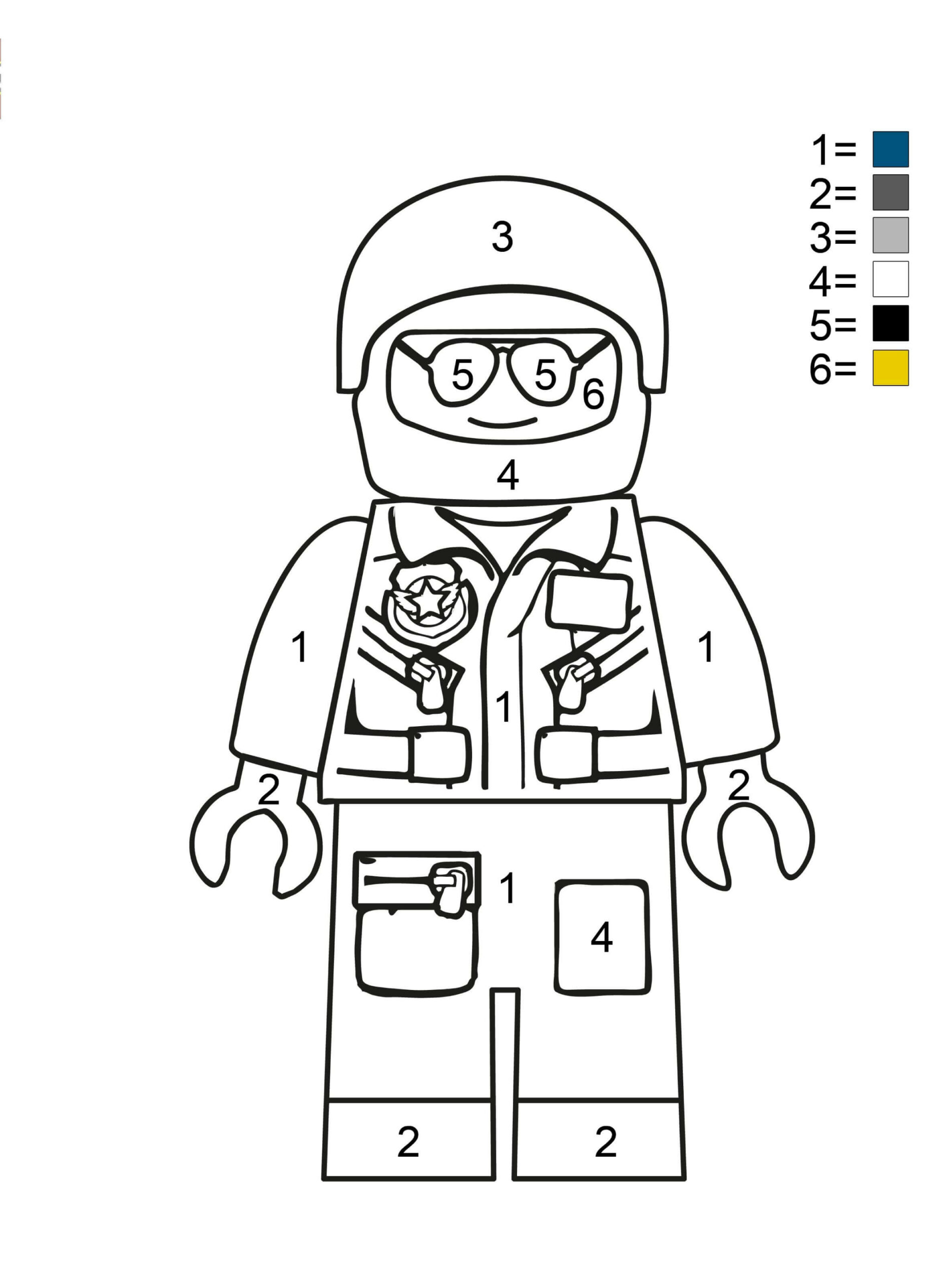 Coloriage Magique Lego