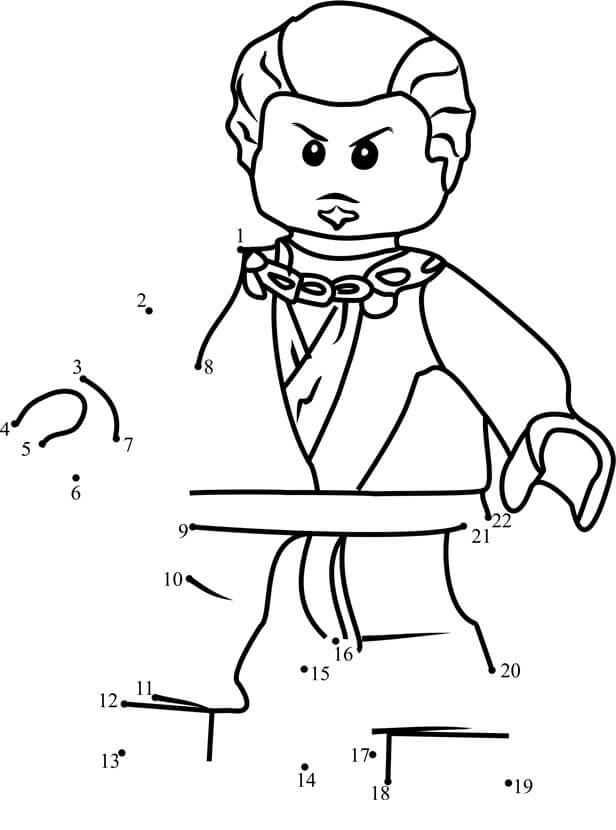 Neuro Ninjago Coloriage magique