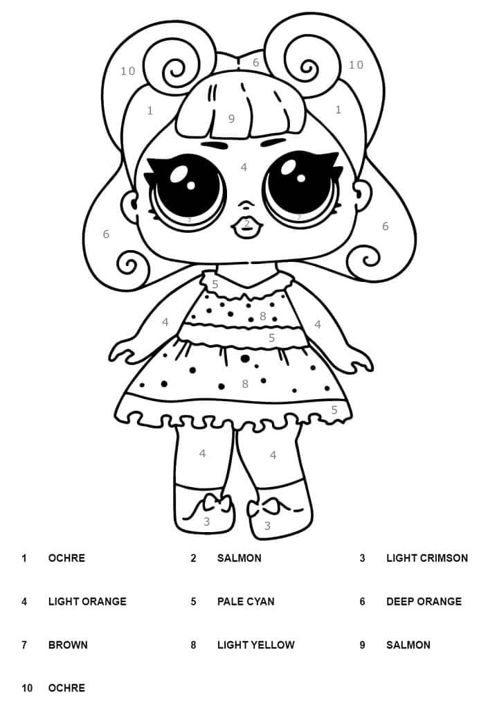 Agréable LOL Surprise Coloriage Magique