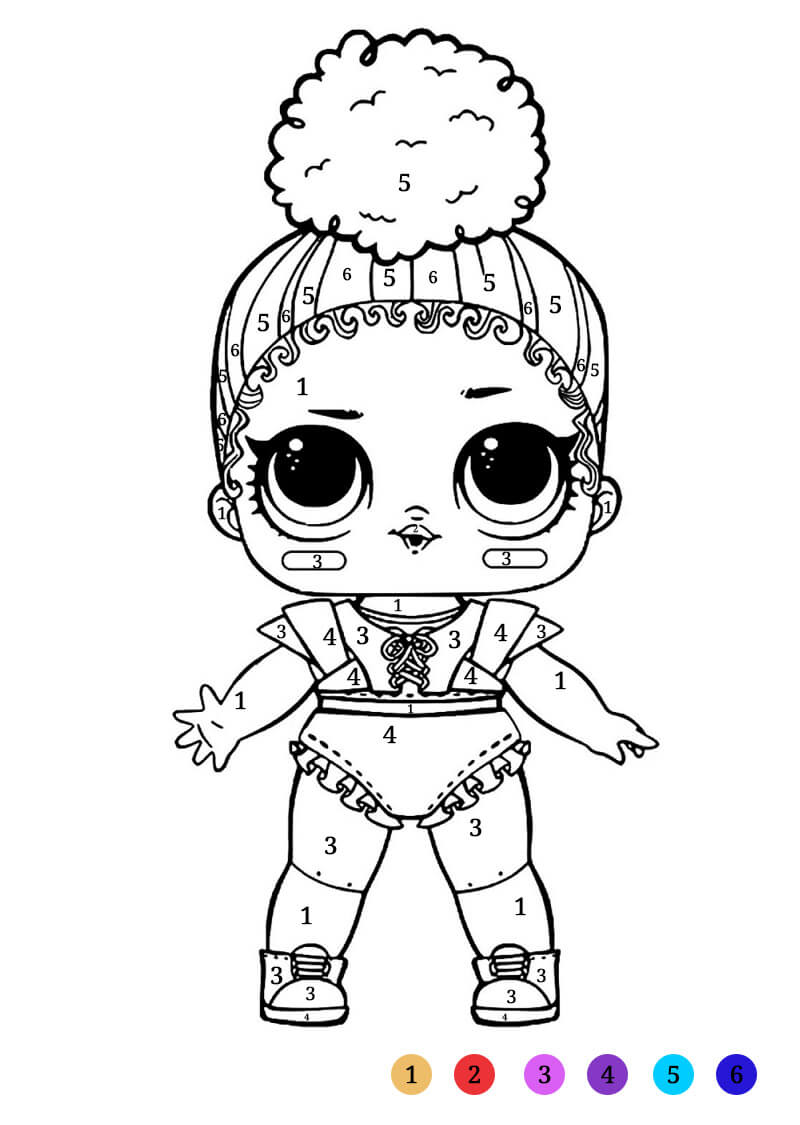 Agréable LOL Surprise Coloriage Magique