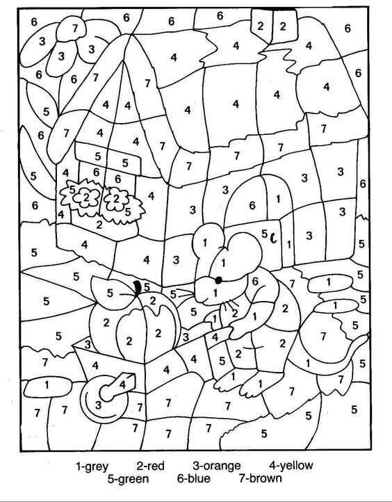Bible de bande dessinée Coloriage magique