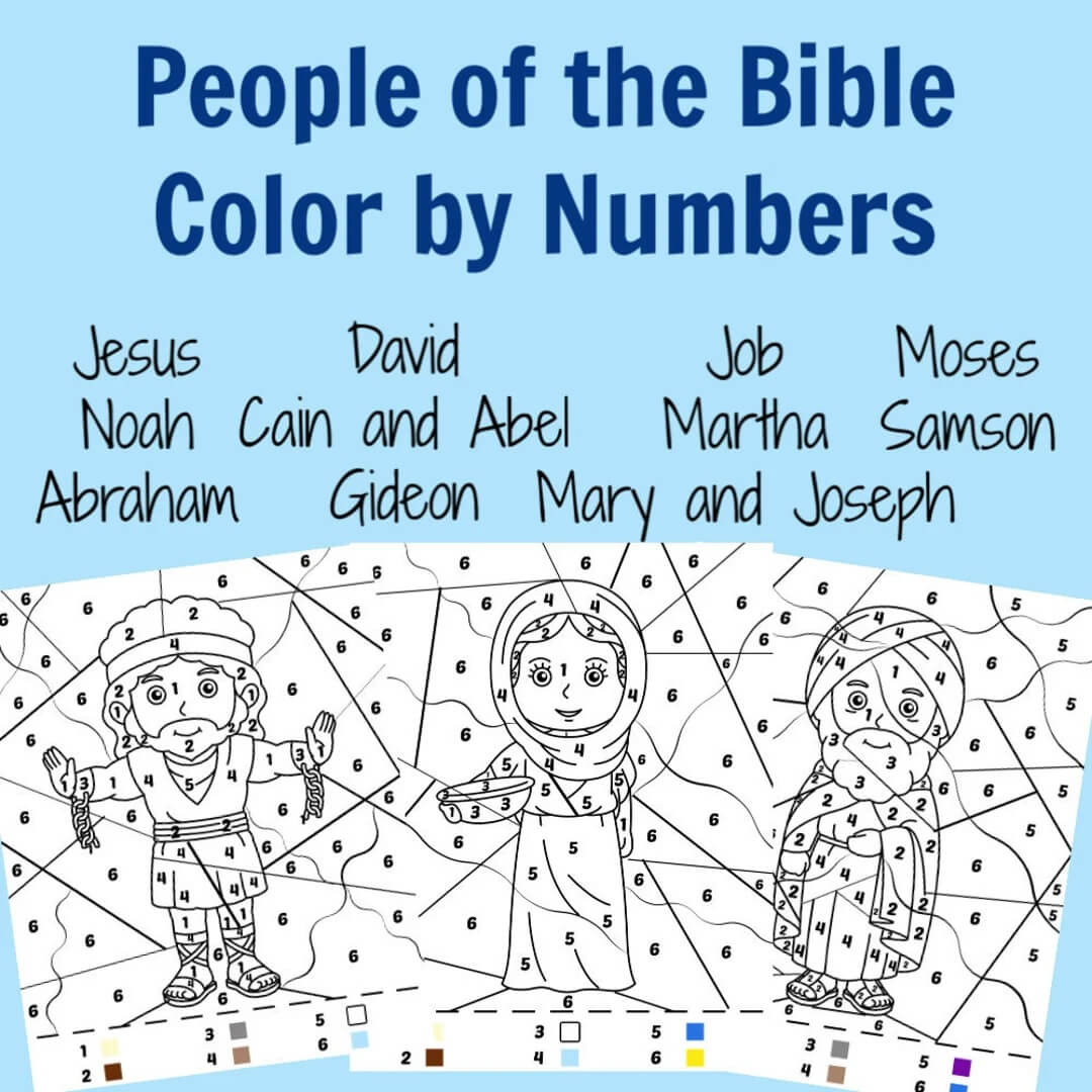 Bible de base Coloriage magique