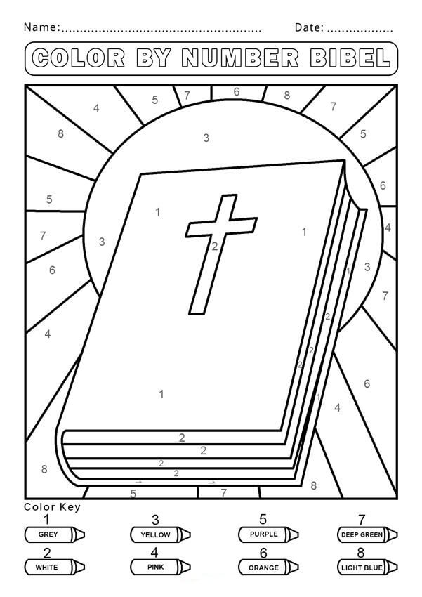 Bonne Bible Coloriage magique