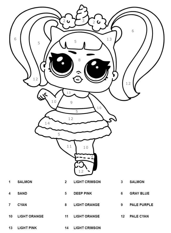 Bonne LOL Surprise Coloriage Magique