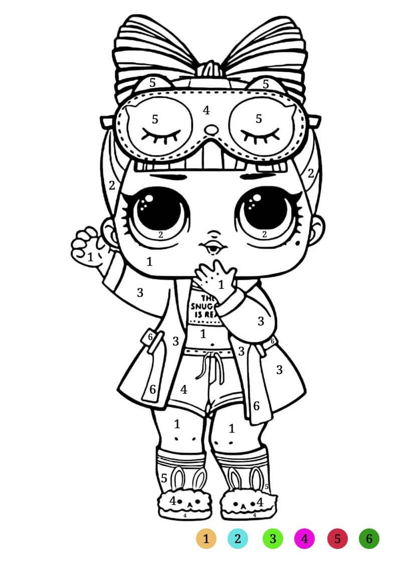 LOL Surprise Coloriage Magique