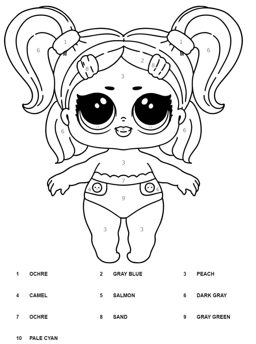 Normal LOL Surprise Coloriage Magique