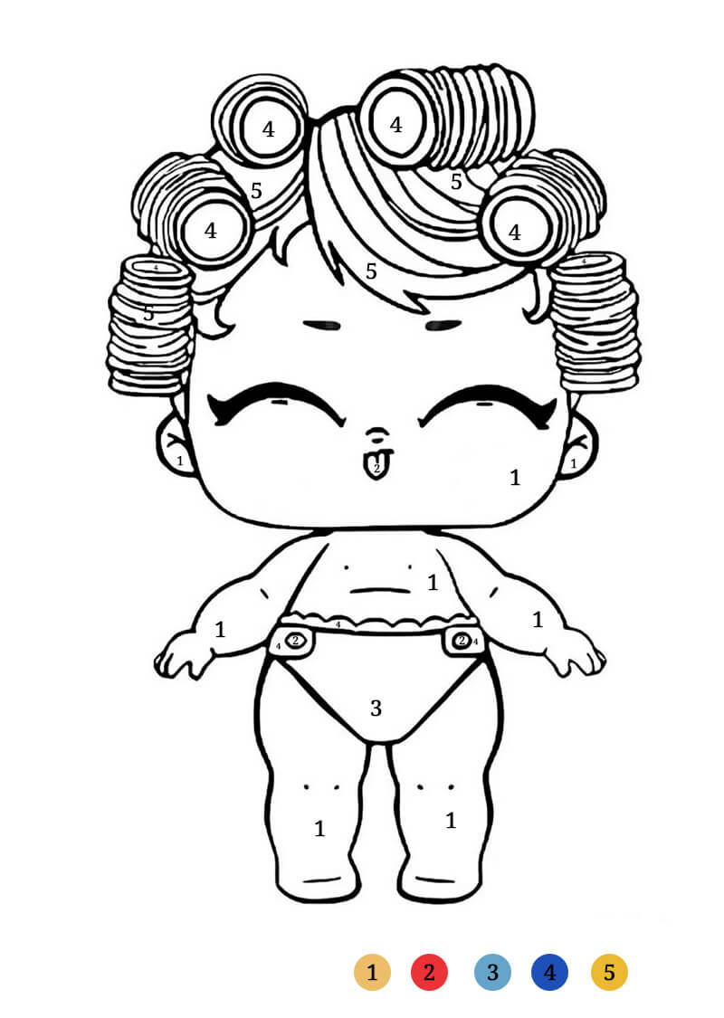 Parfait LOL Surprise Coloriage Magique