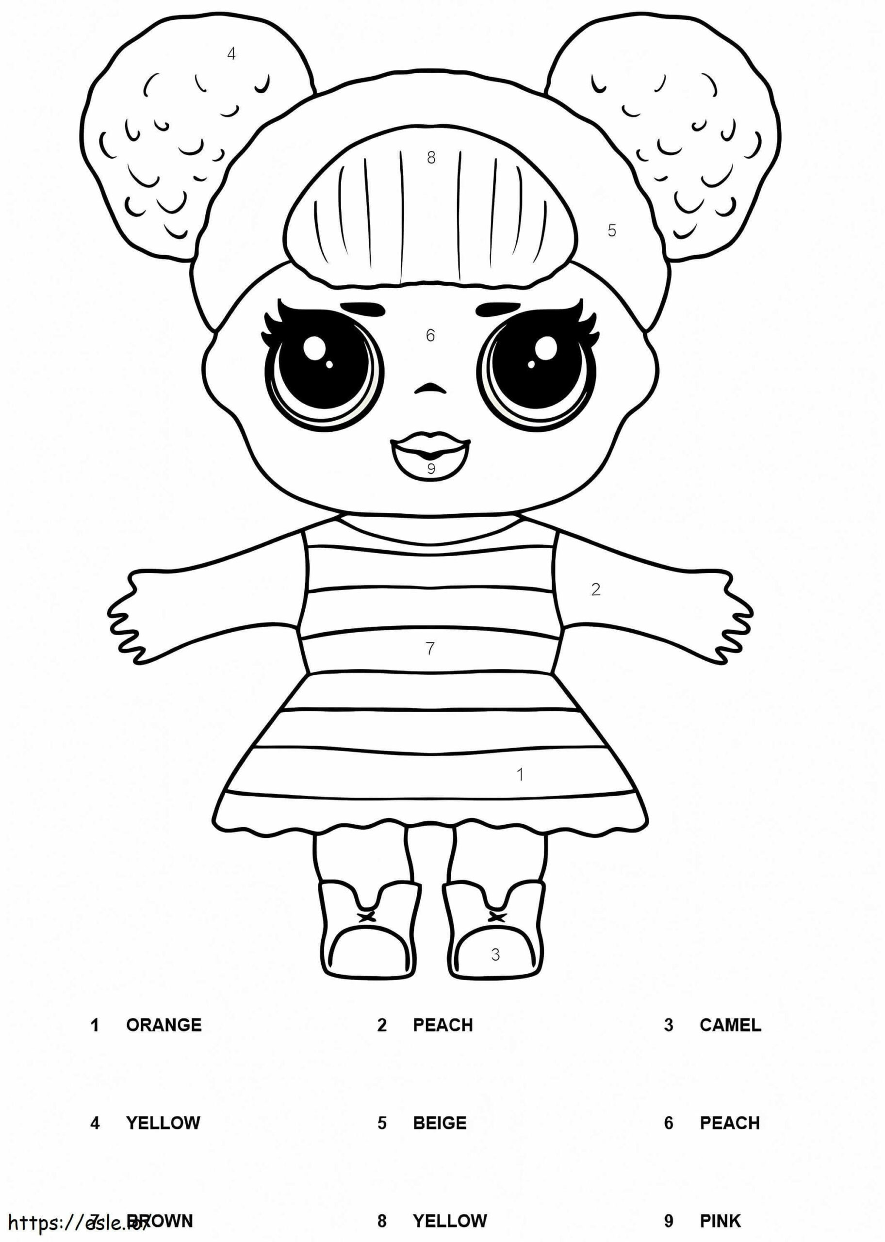 Queen Bee LOL Surprise Coloriage Magique