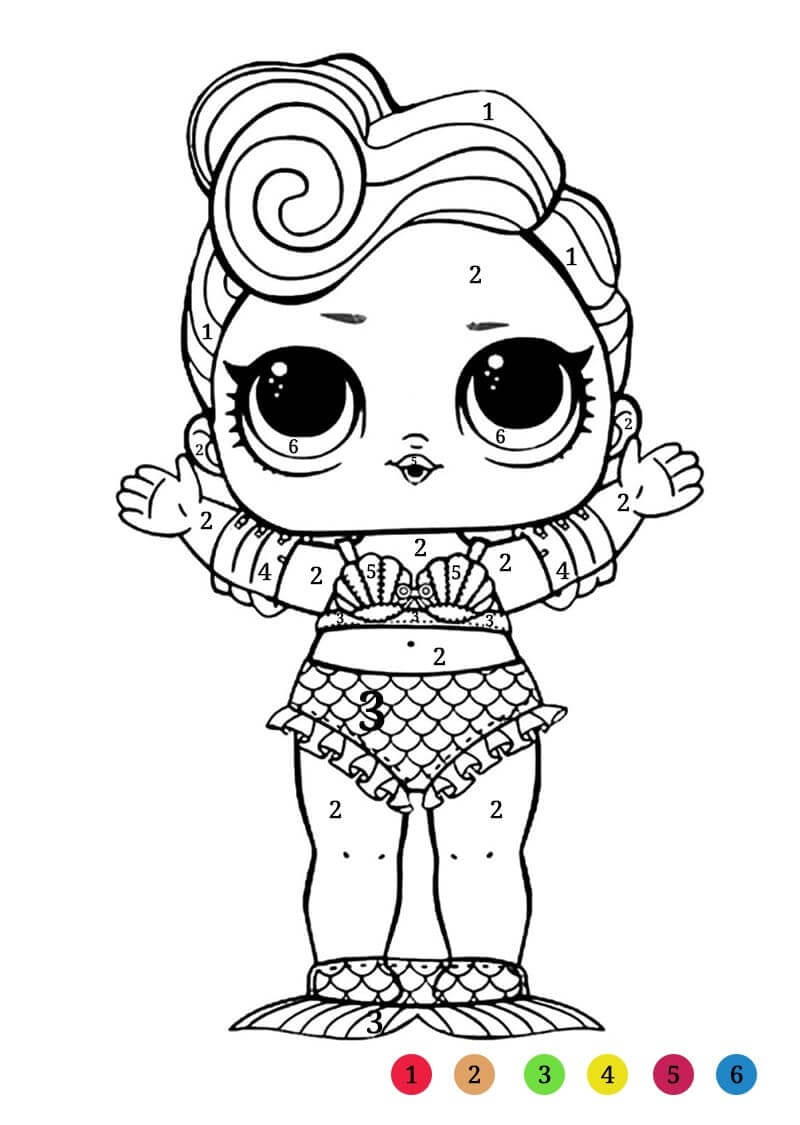 Superbe LOL Surprise Coloriage Magique