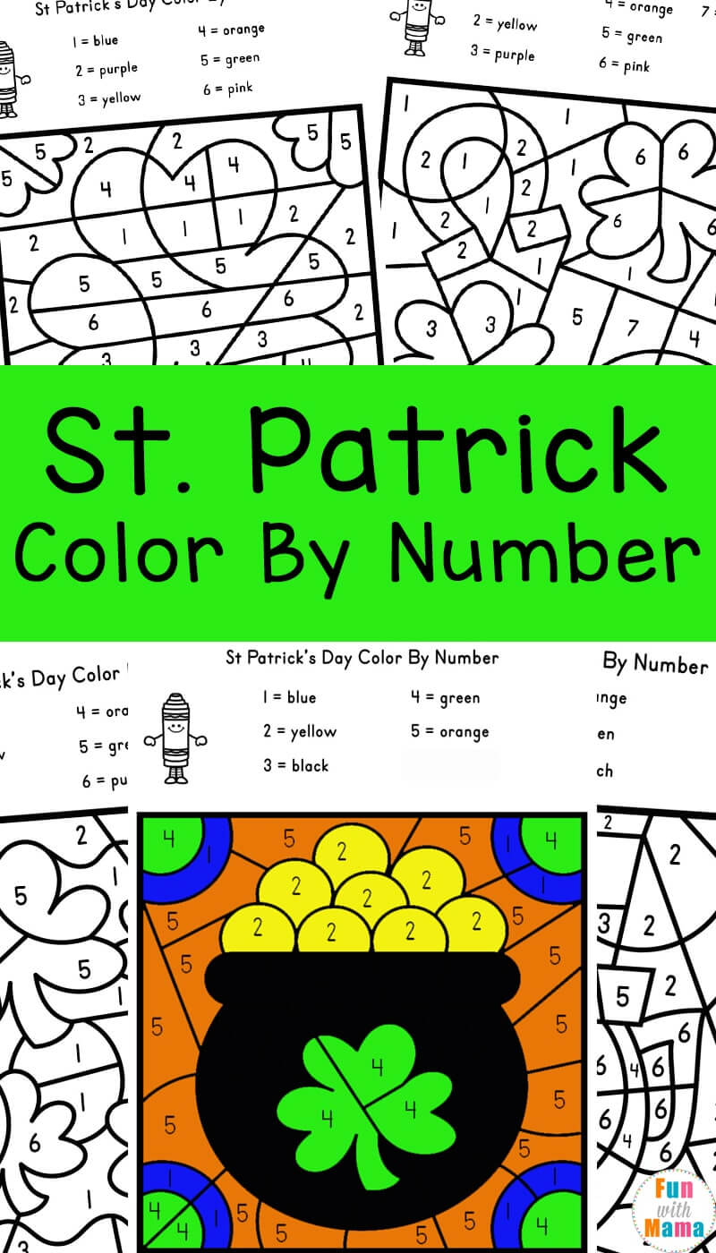 Une Saint-Patrick parfaite Coloriage Magique