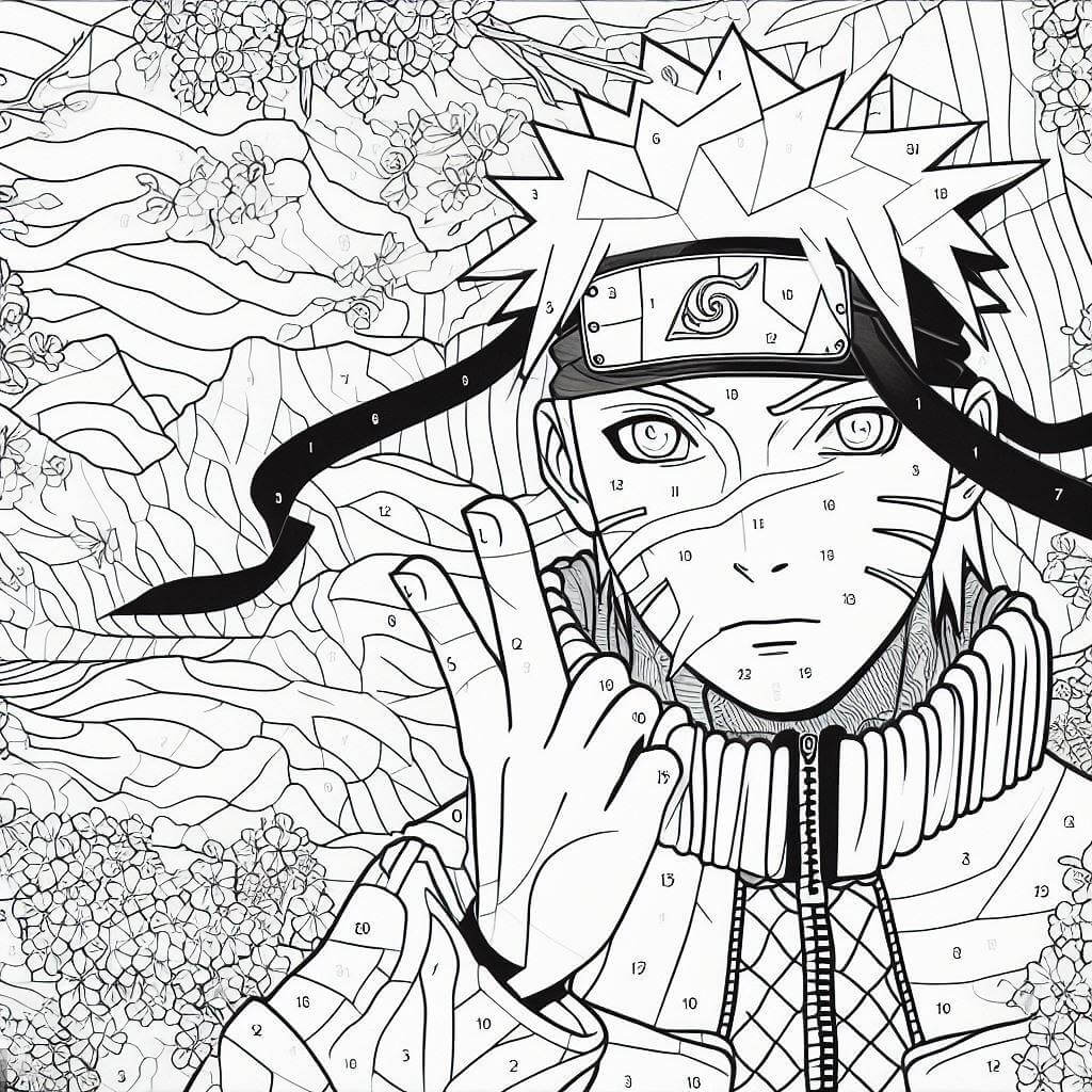 Coloriage Magique Naruto