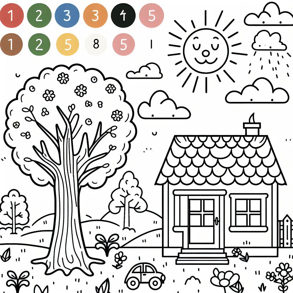 Adorable Cours préparatoire Coloriage Magique