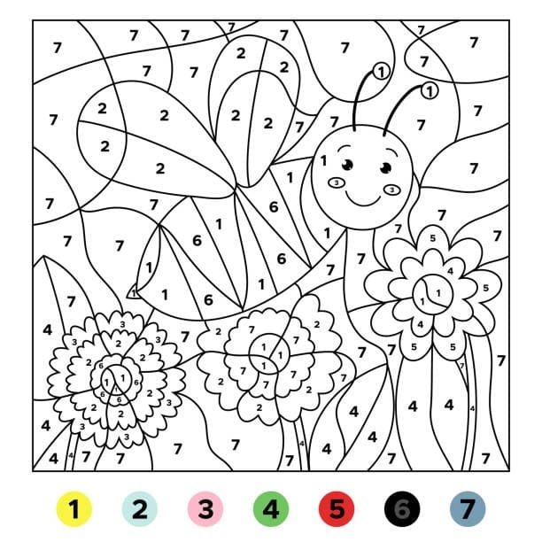 Abeille Coloriage Magique Gratuit