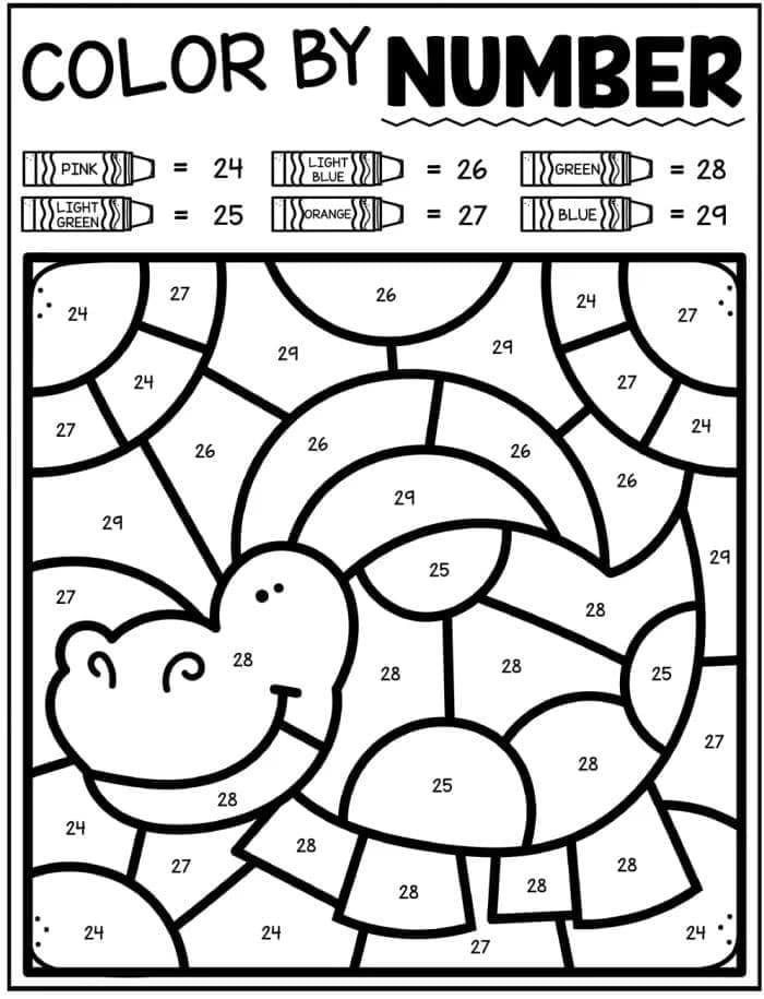 Alligator drôle Coloriage Magique