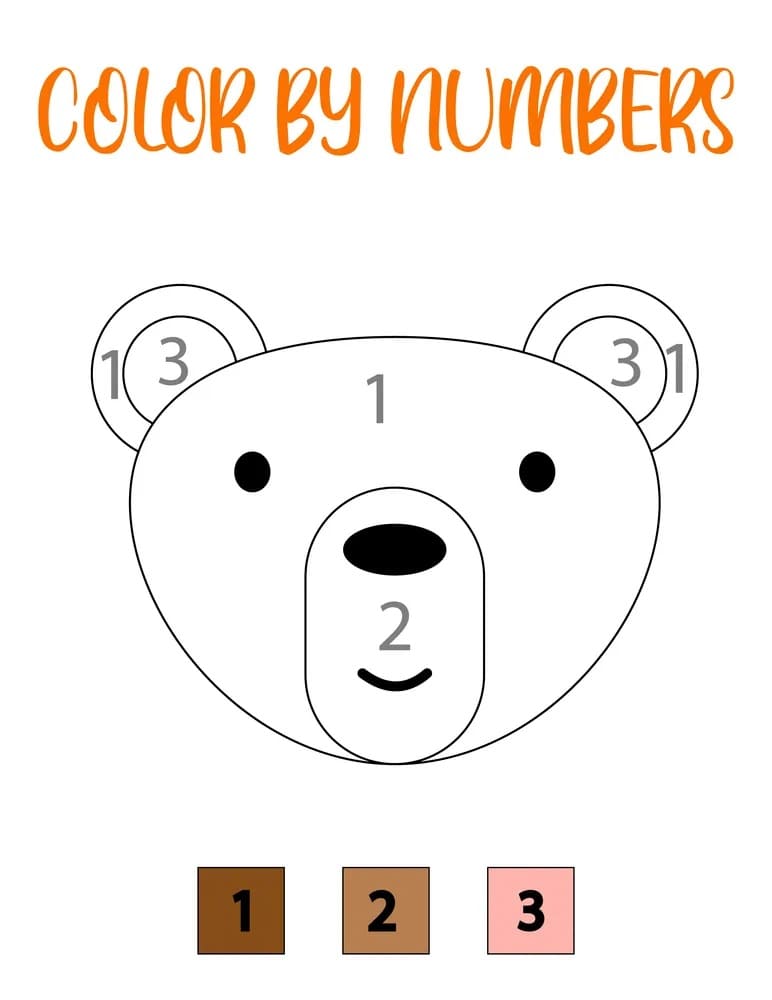 Ours Coloriage Magique Imprimable