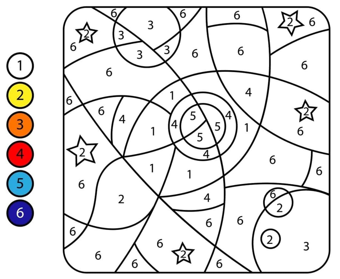 Fusée Coloriage magique Gratuit