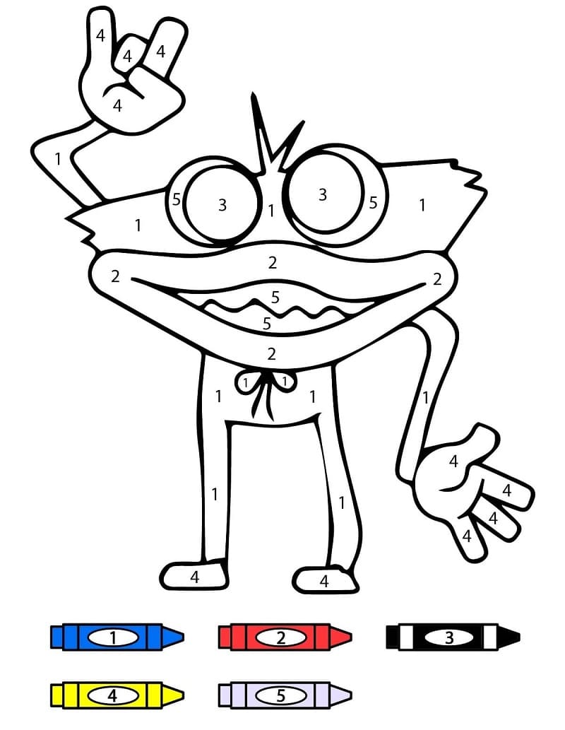 Huggy Wuggy Drôle Coloriage Magique