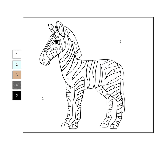 Coloriage Magique for kindergarten