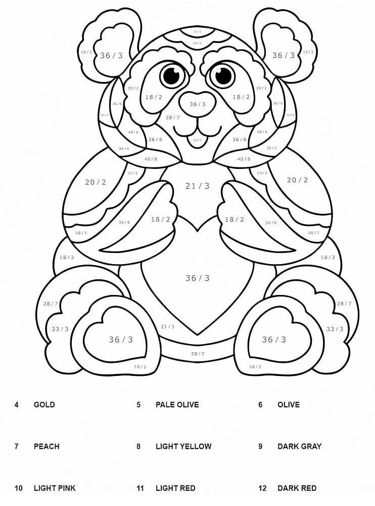 Panda Couleur par Division