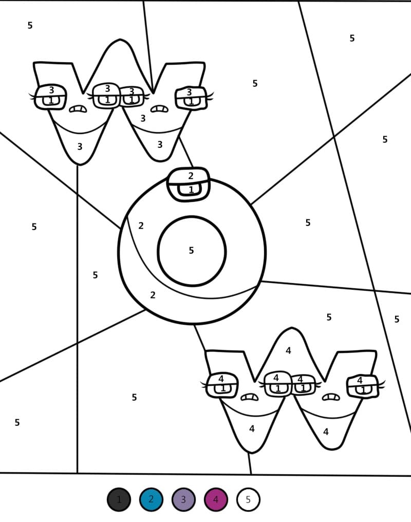 Coloriage Magique Alphabet Lore