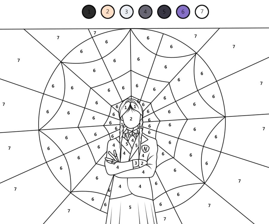 Imprimable Mercredi Coloriage Magique