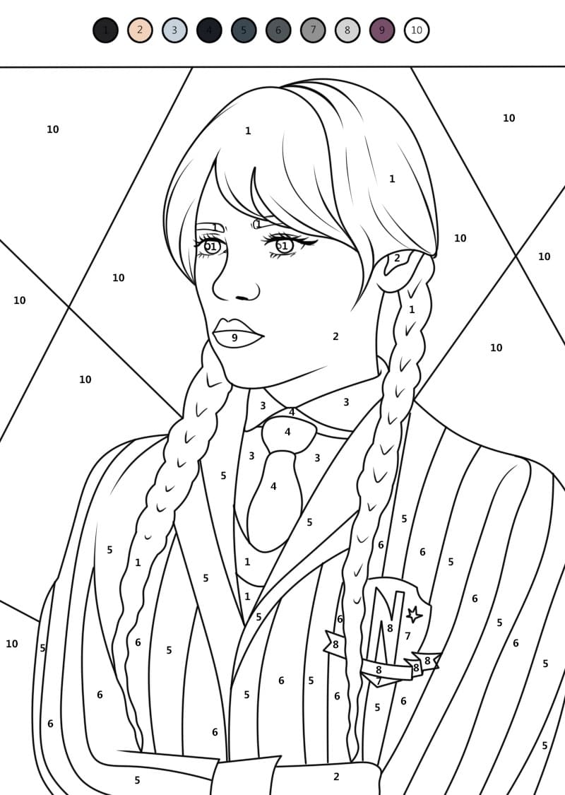 Mercredi Coloriage Magique