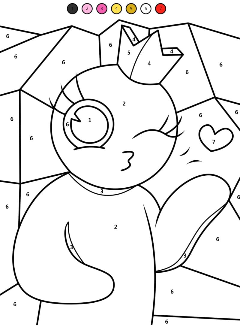 Rainbow Friends mignon Coloriage Magique