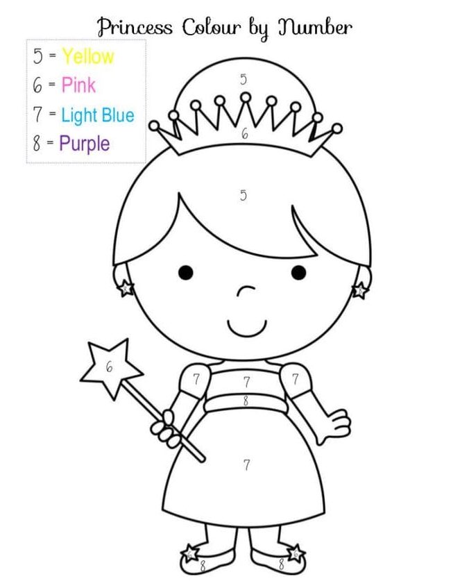 Coloriage Magique Princesse coloriage magique GS