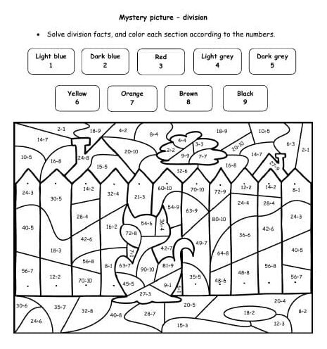 de l'autre côté de la clôture coloriage magique CM2