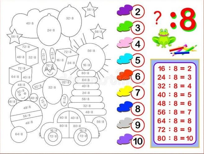 jouets division coloriage magique CM1
