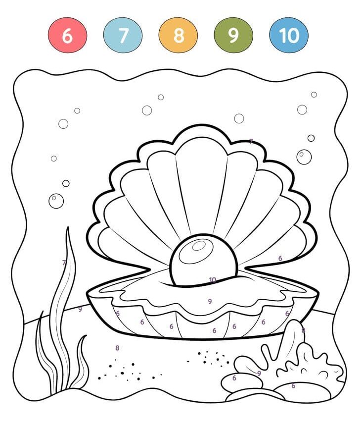 poire coloriage magique MS