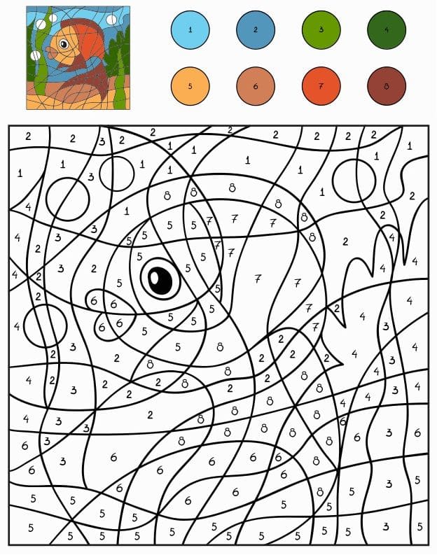 poison coloriage magique CM2