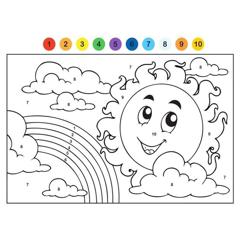 Soleil  Color By Number