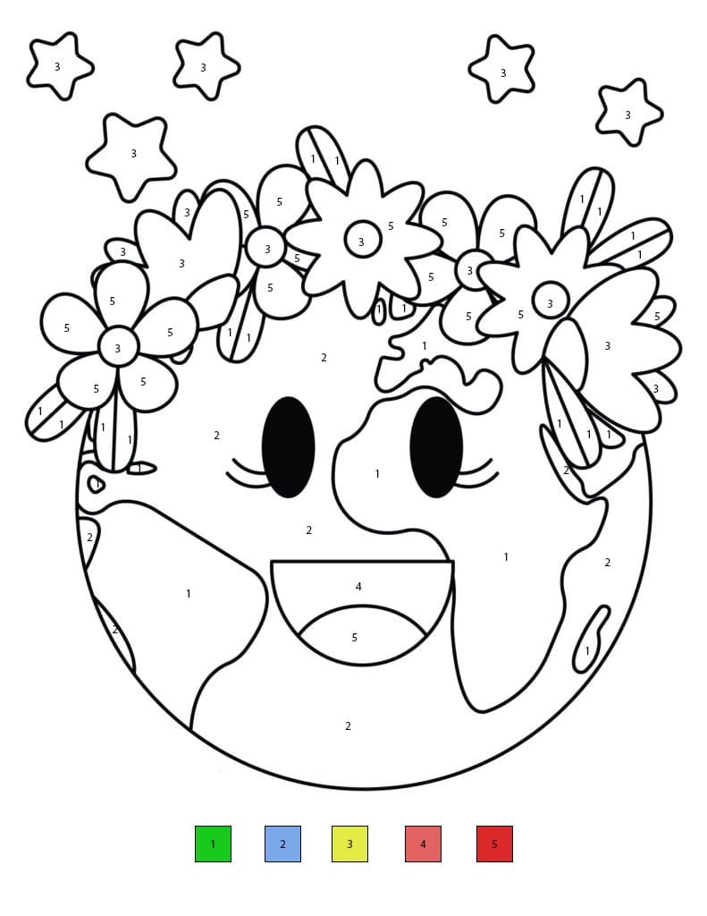 Belle Terre Coloriage Magique