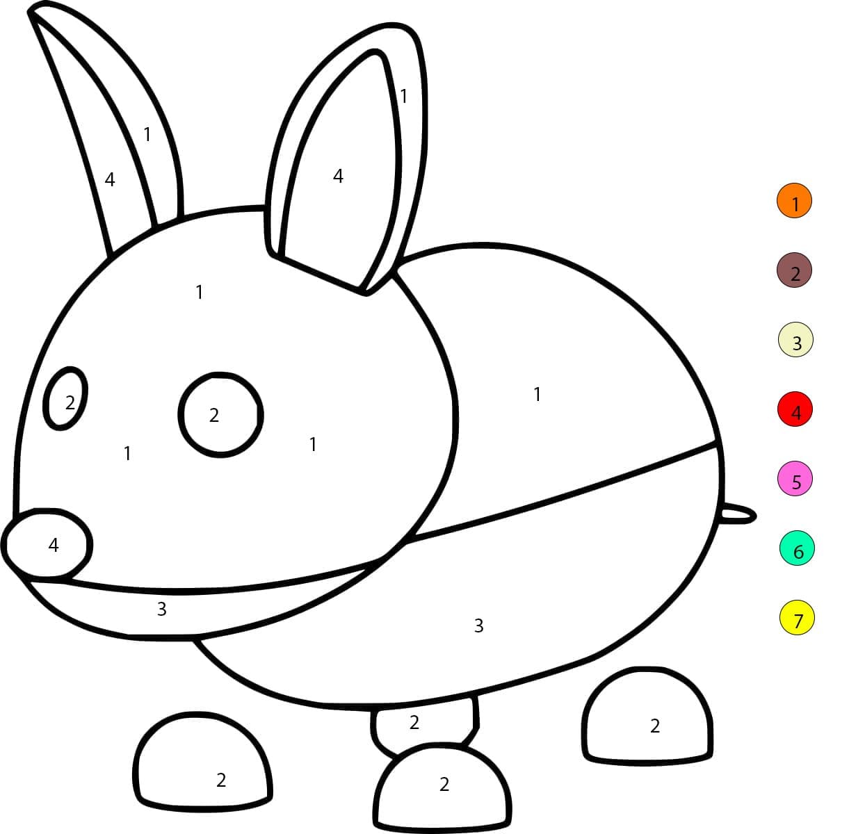Adopt Me Chiot Coloriage Magique