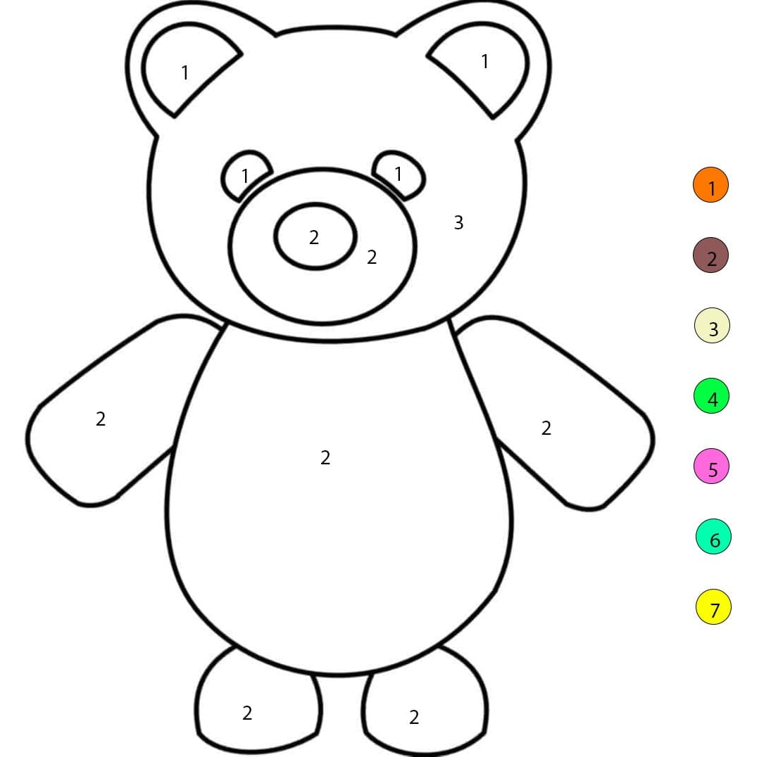 Adopt Me Ours Coloriage Magique